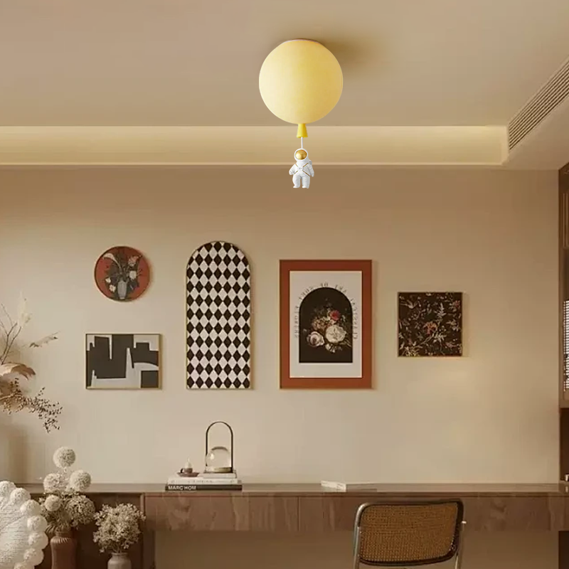 Yellow Acrylic Ceiling Light for Living ROOM